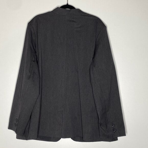 New Old Navy Heathered Twill Pixie Blazer Women's Size XXL - Picture 6 of 7